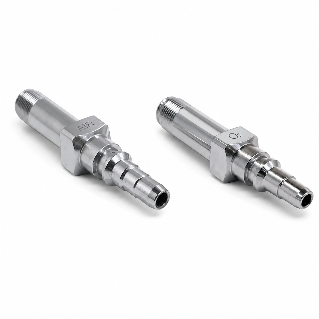 Conector enchufe rápido para equipo doble 1/4 NPT