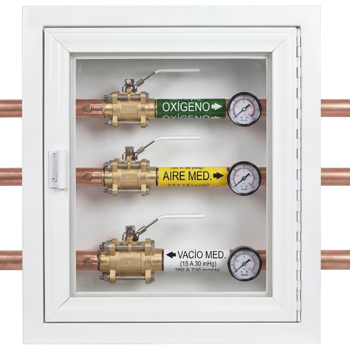 Caja de Seccionamiento Aramed para 3 Gases